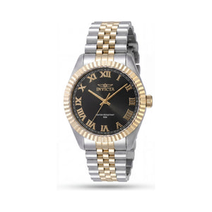 Invicta 47401 Black Dial Stainless Steel Unisex Watch, 43mm