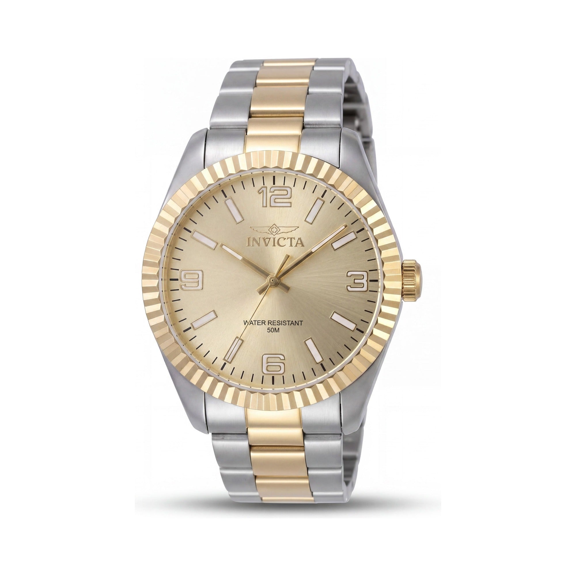 Invicta Specialty 47457 Unisex Watch, Gold Dial Stainless Steel 43mm, Photo 1