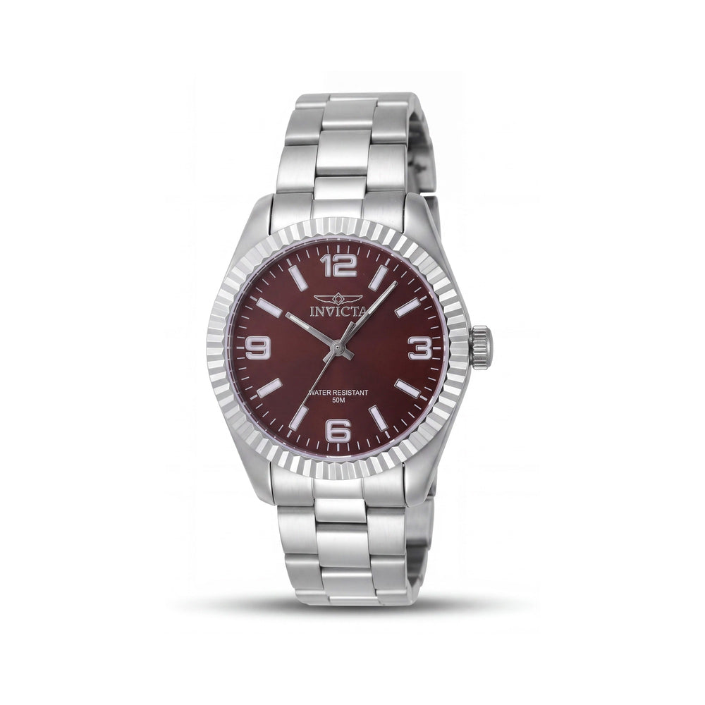 Invicta 47467 Silver Stainless Steel Unisex Watch, 36mm