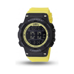 Invicta 47527 Black Dial Plastic Men's Watch, 52mm