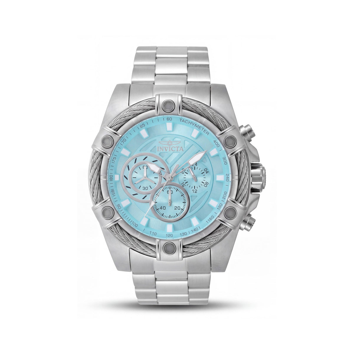 Invicta Bolt 48865 Men's Silver Watch, 52mm, Photo 1