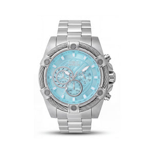 Invicta 48865 Silver Stainless Steel Men's Watch, 52mm