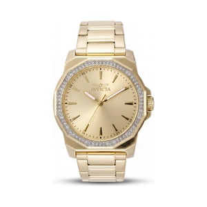 Invicta 49113 Gold Stainless Steel Unisex Watch, 34mm