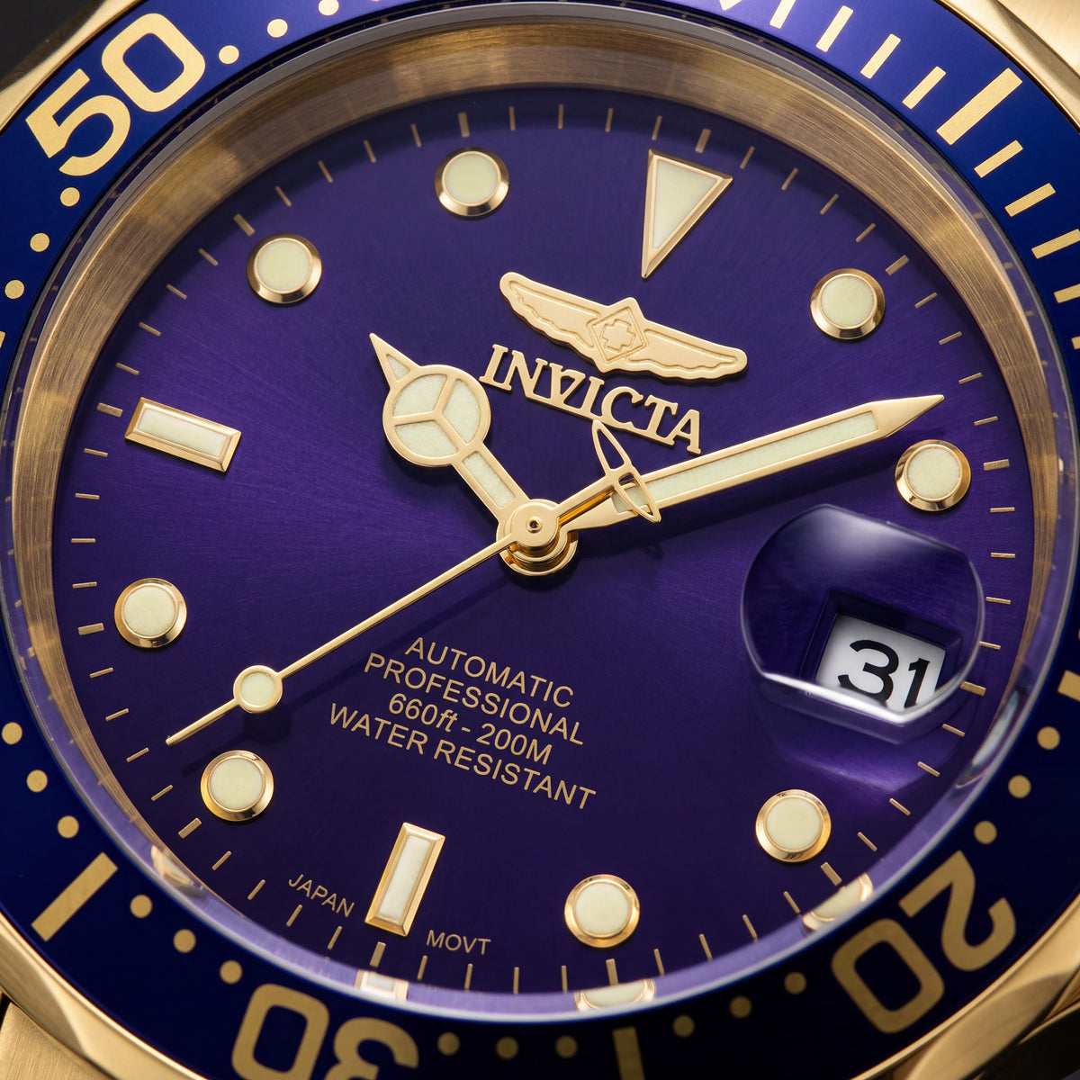 Invicta 5053 Men's Blue Automatic Watch, 40mm, Photo 2