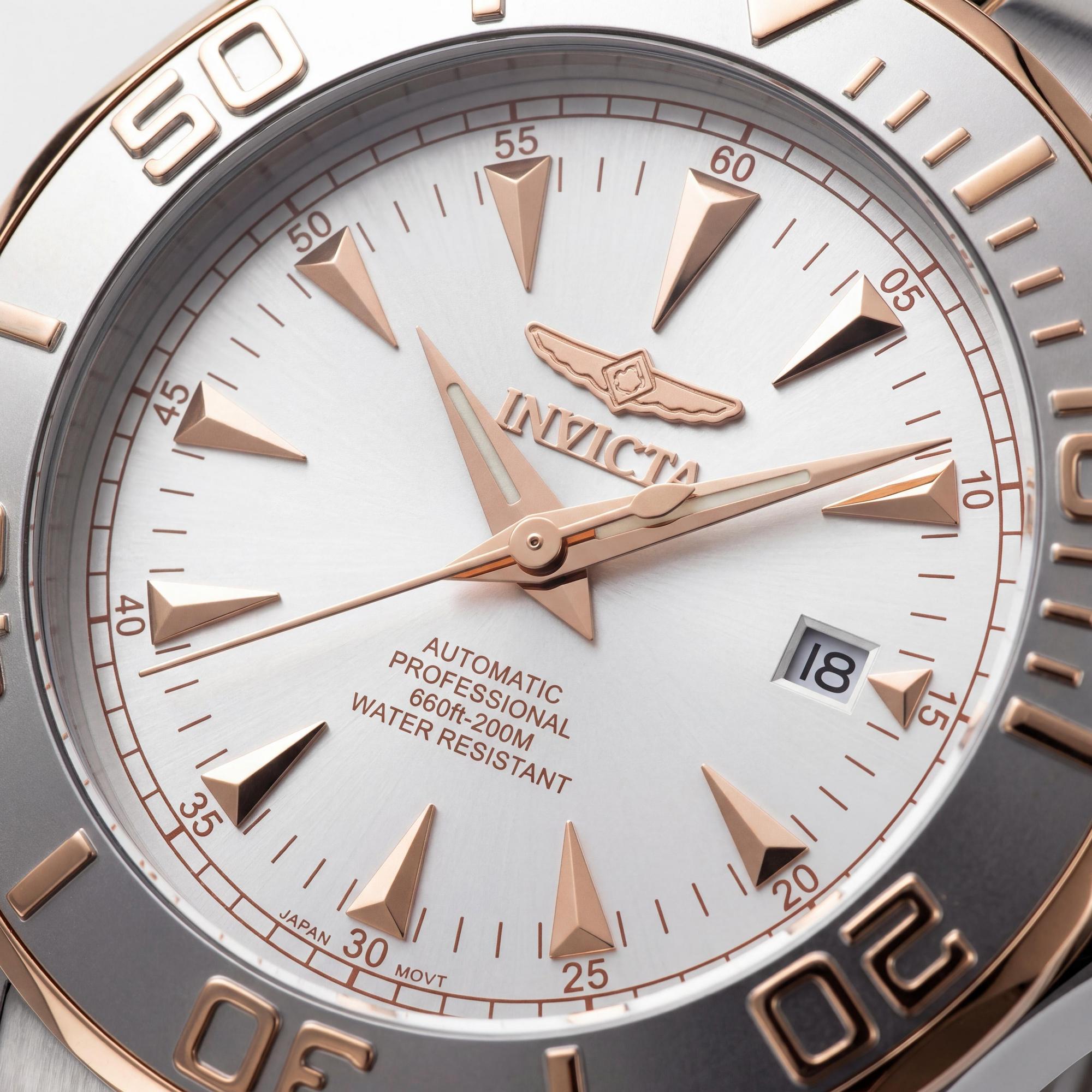 Invicta 7112 Unisex Automatic Watch, Rose Gold Dial 47mm, Photo 2