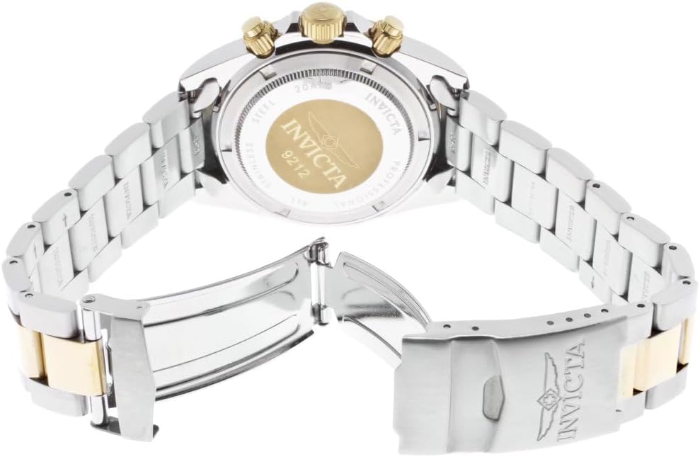 Invicta Speedway 9212 Men's Silver Gold Chronograph Watch, 40mm, Photo 4