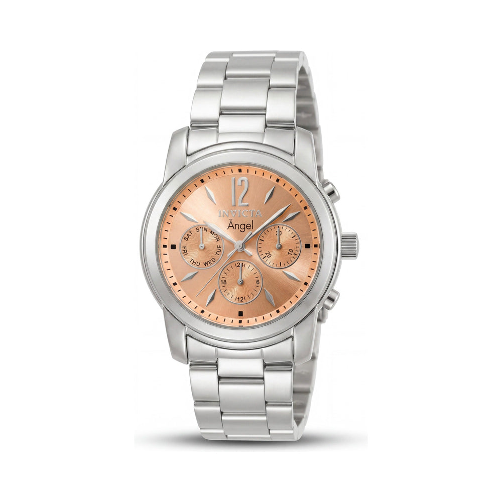 Invicta Angel 0462 Silver Dial Stainless Steel Women's Watch, 38mm