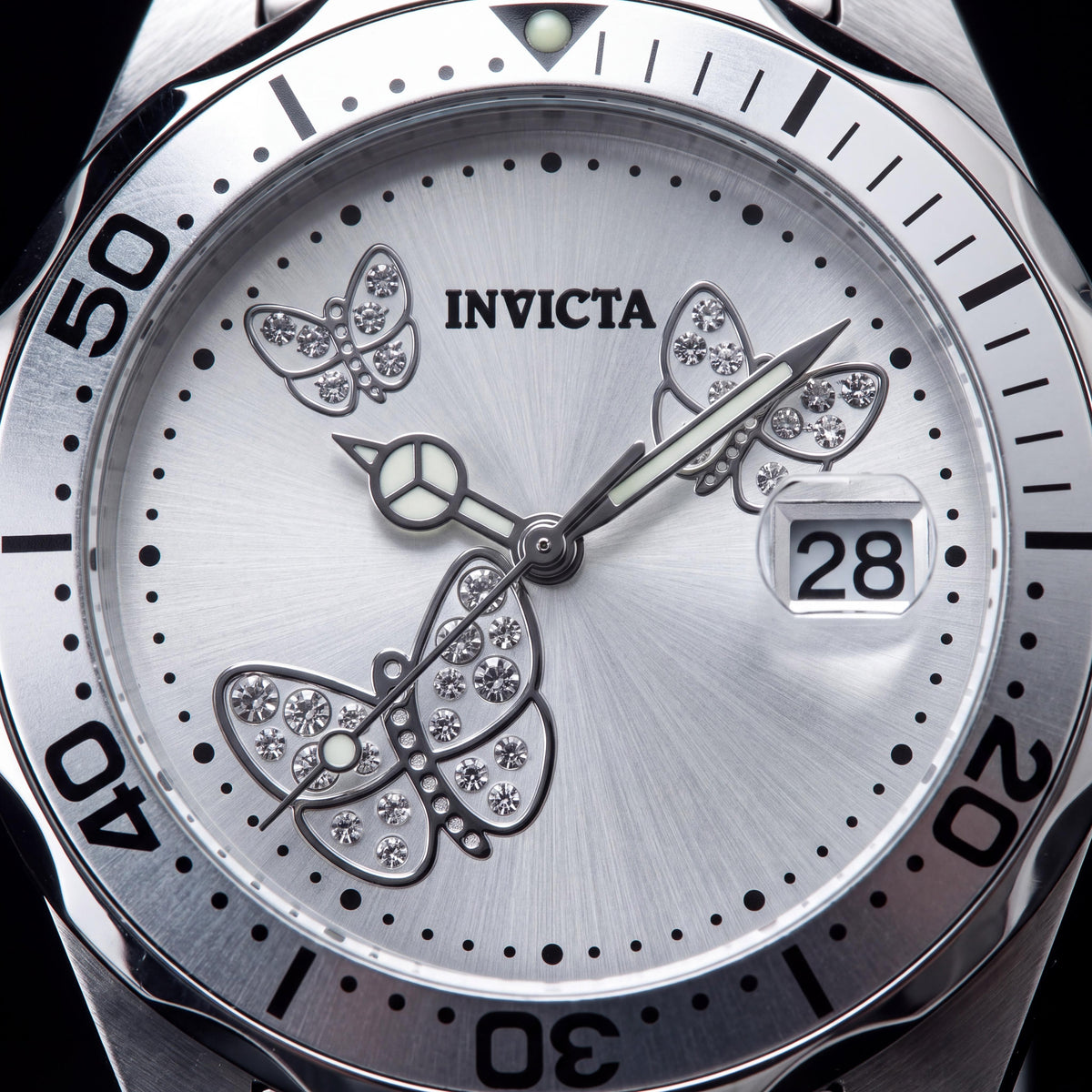 Reloj Invicta Angel 12503 para mujer, plateado, 38 mm, Photo 2