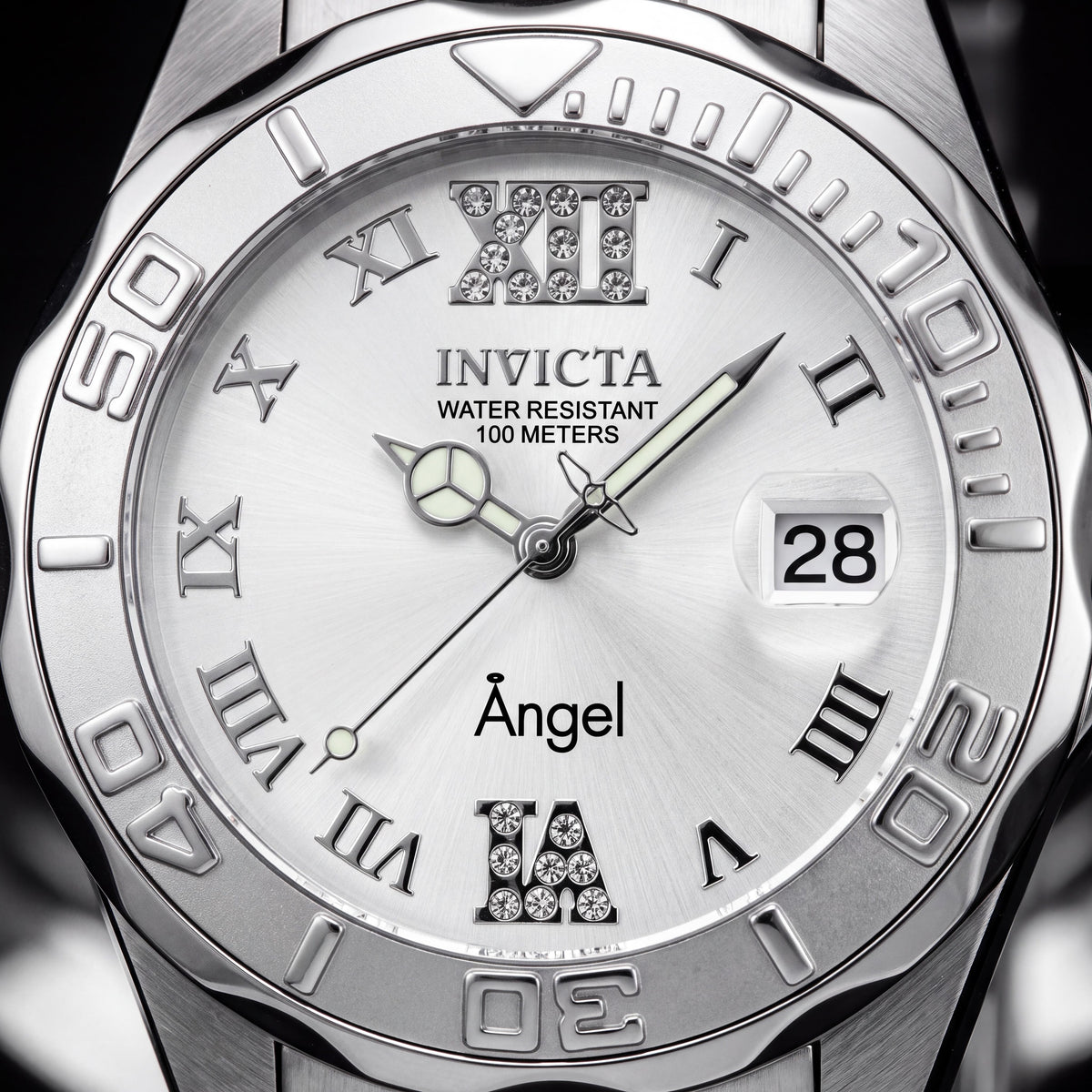 Reloj Invicta Angel 14396 para mujer, color plata, 38 mm, Photo 2