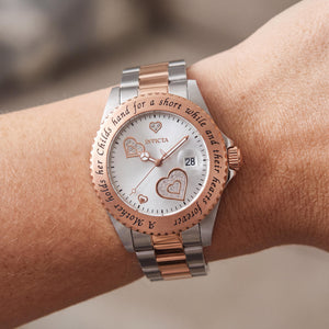 Invicta Angel 14731 Female Watch — side view, Stainless Steel case 40mm