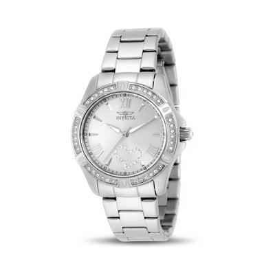 Invicta Angel 21383 Silver Stainless Steel Women Watch, 35mm