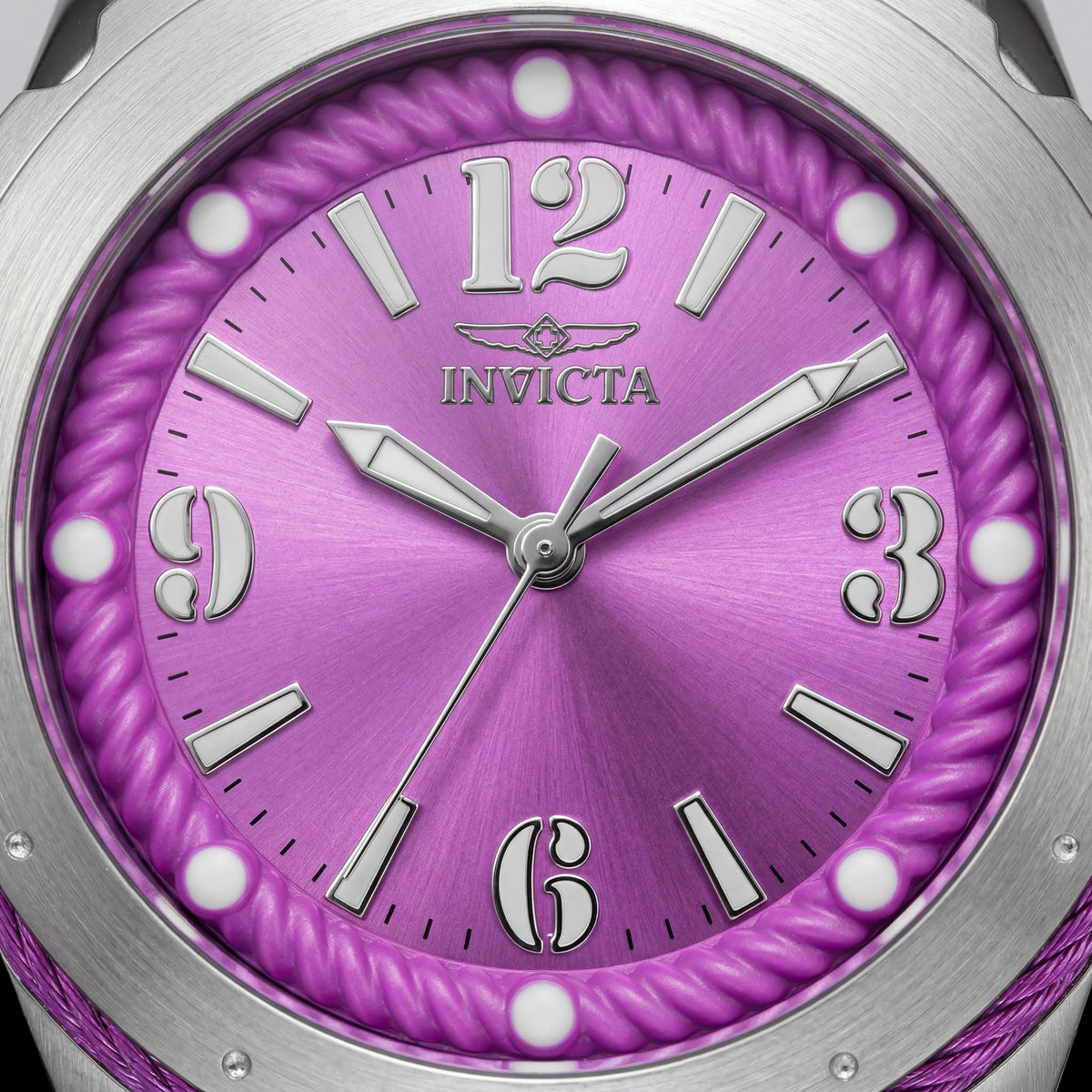 Reloj Invicta Angel 24123 para mujer, color violeta, 38mm, Photo 2