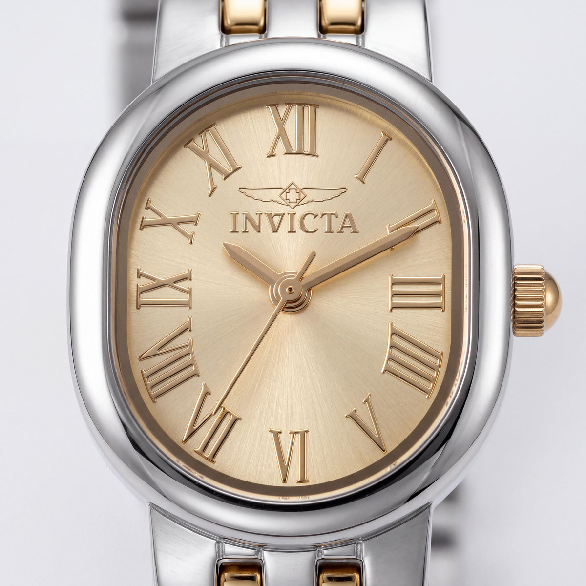 Reloj Invicta Angel 48140 unisex de cuarzo, de acero inoxidable dorado y plateado de dos tonos, 20 mm, Photo 2