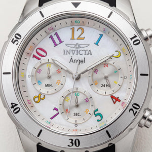 Invicta Angel 49802 Unisex Watch — front view, Quartz movement 40mm
