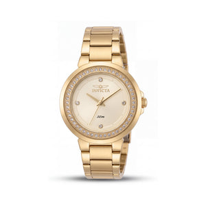 Invicta Angel 50165 Gold Stainless Steel Women's Watch, 33mm