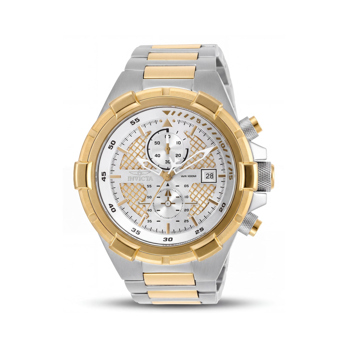 Reloj cronógrafo para hombre Invicta Aviator 28120, dorado, 51 mm, Photo 1
