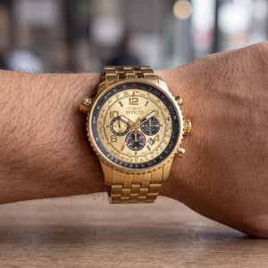 Invicta Aviator 49081 Unisex Watch — wrist wear, Stainless Steel band everyday timepiece