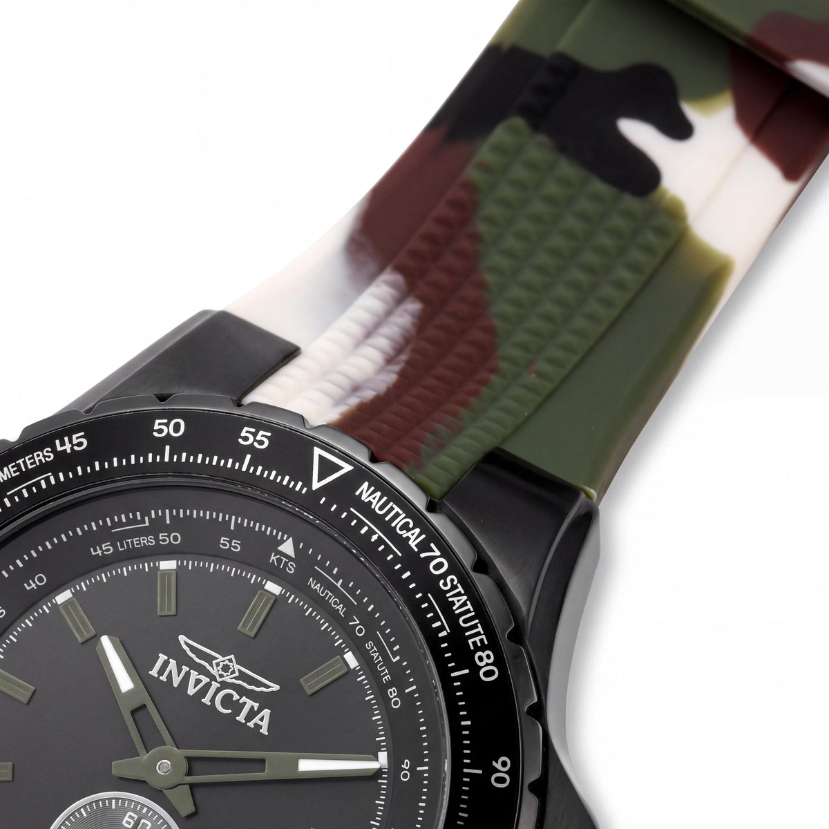 Reloj unisex Invicta Aviator 49320 negro, 50 mm, Photo 3