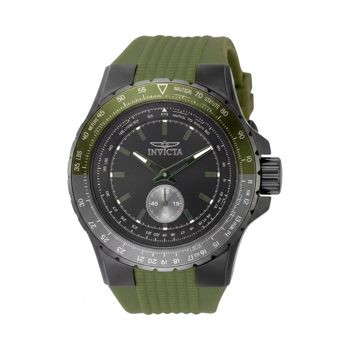 Invicta Aviator 49323 Unisex Black Watch, 50mm, Photo 1