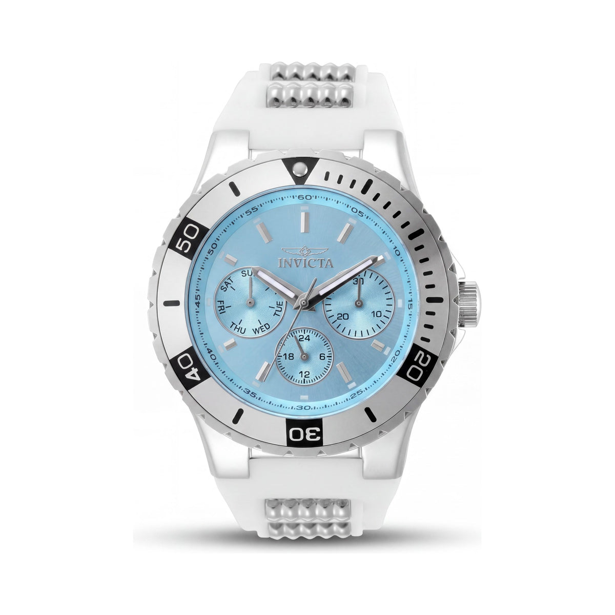 Invicta Aviator 49891 Unisex Silver Chronograph Watch, 38mm, Photo 1