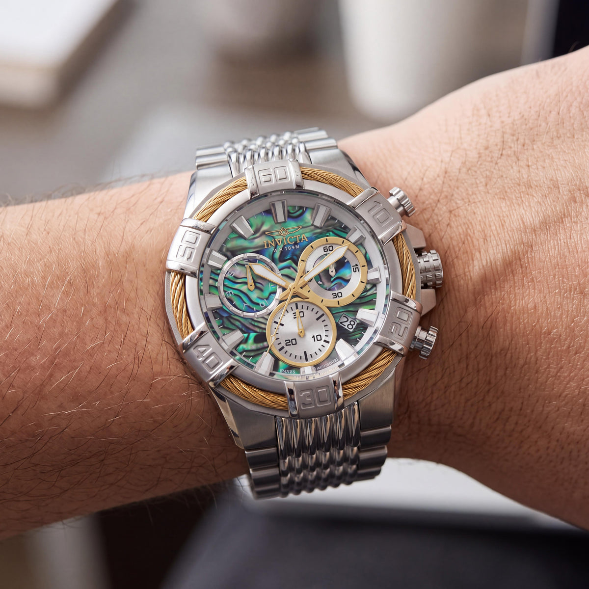 Invicta Bolt 26539 Men's Silver Watch, 51mm, Photo 3