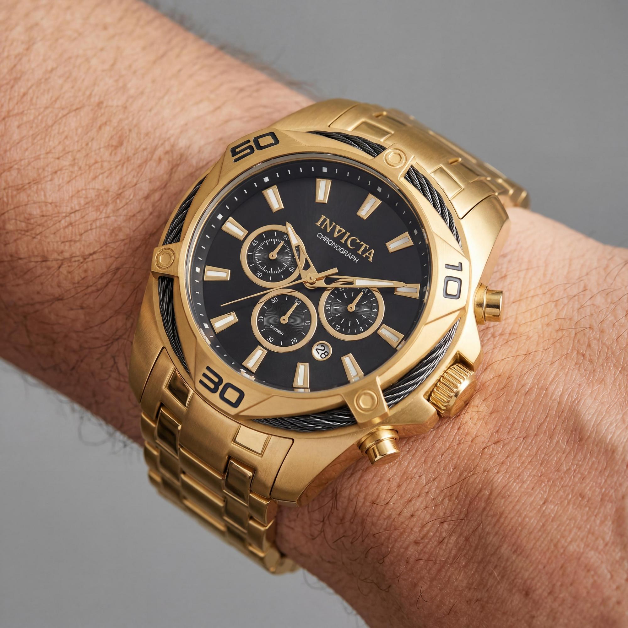 Reloj cronógrafo Invicta Bolt 34122 para hombre, 50 mm, Photo 3