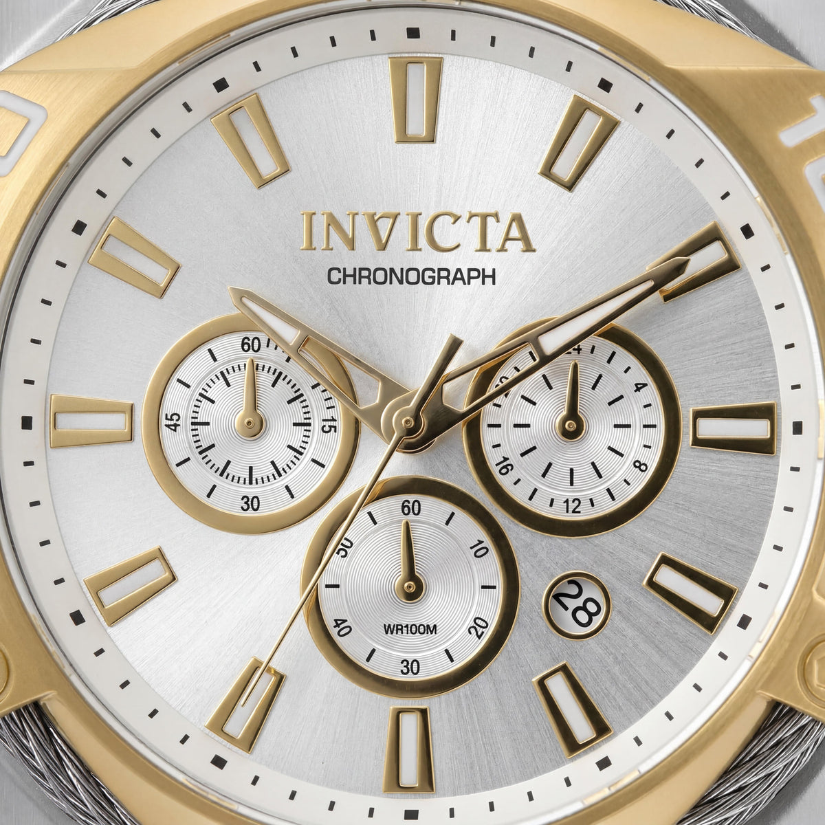 Reloj cronógrafo unisex Invicta Bolt 34126, plateado, 50 mm, Photo 2