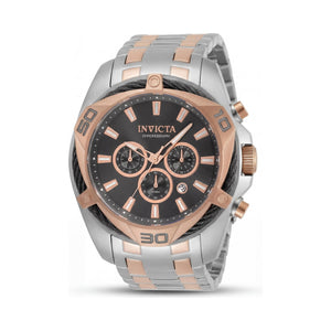 Invicta Bolt 34135 Gold Dial Stainless Steel Men's Watch, 50mm