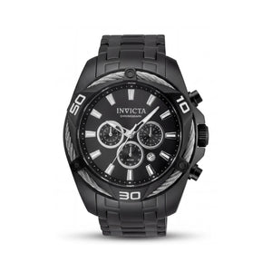 Invicta Bolt 34136 Black Stainless Steel Men's Watch, 50mm