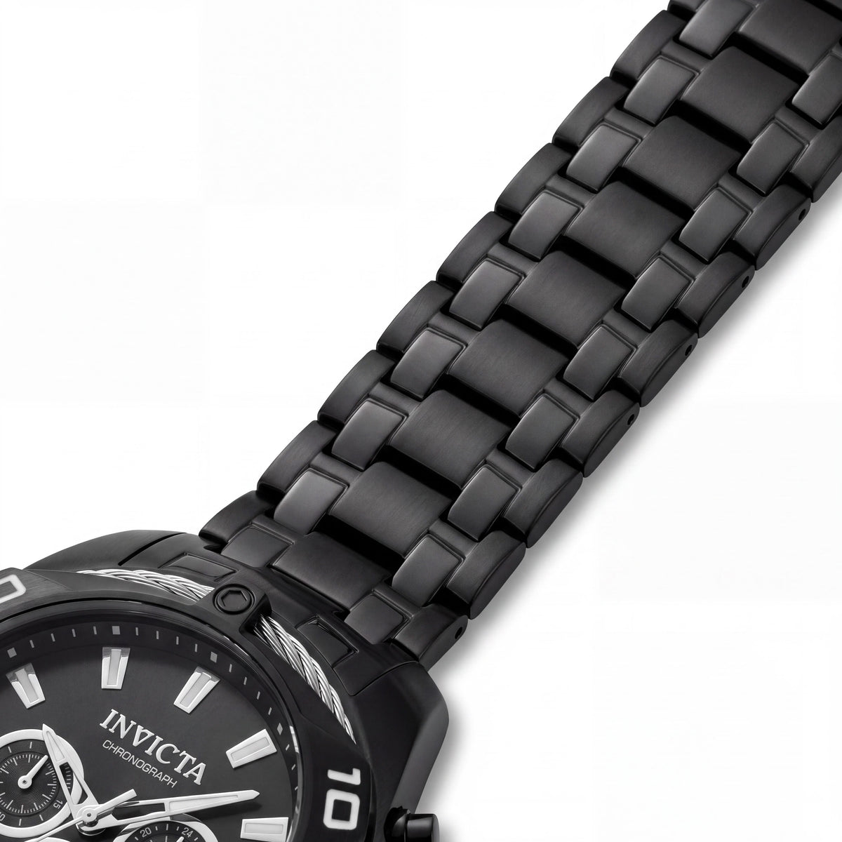 Invicta Bolt 34136 Men's Black Chronograph Watch, 50mm, Photo 3