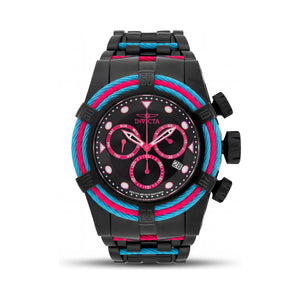 Invicta Bolt 48605 Black Stainless Steel Unisex Watch, 53mm
