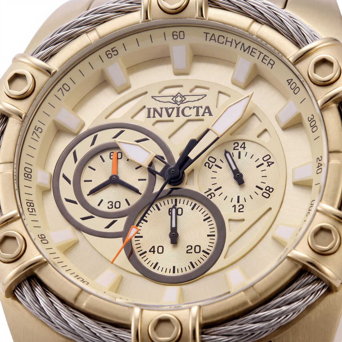 Invicta Bolt 48866 Unisex Gold Watch, 44mm, Photo 2