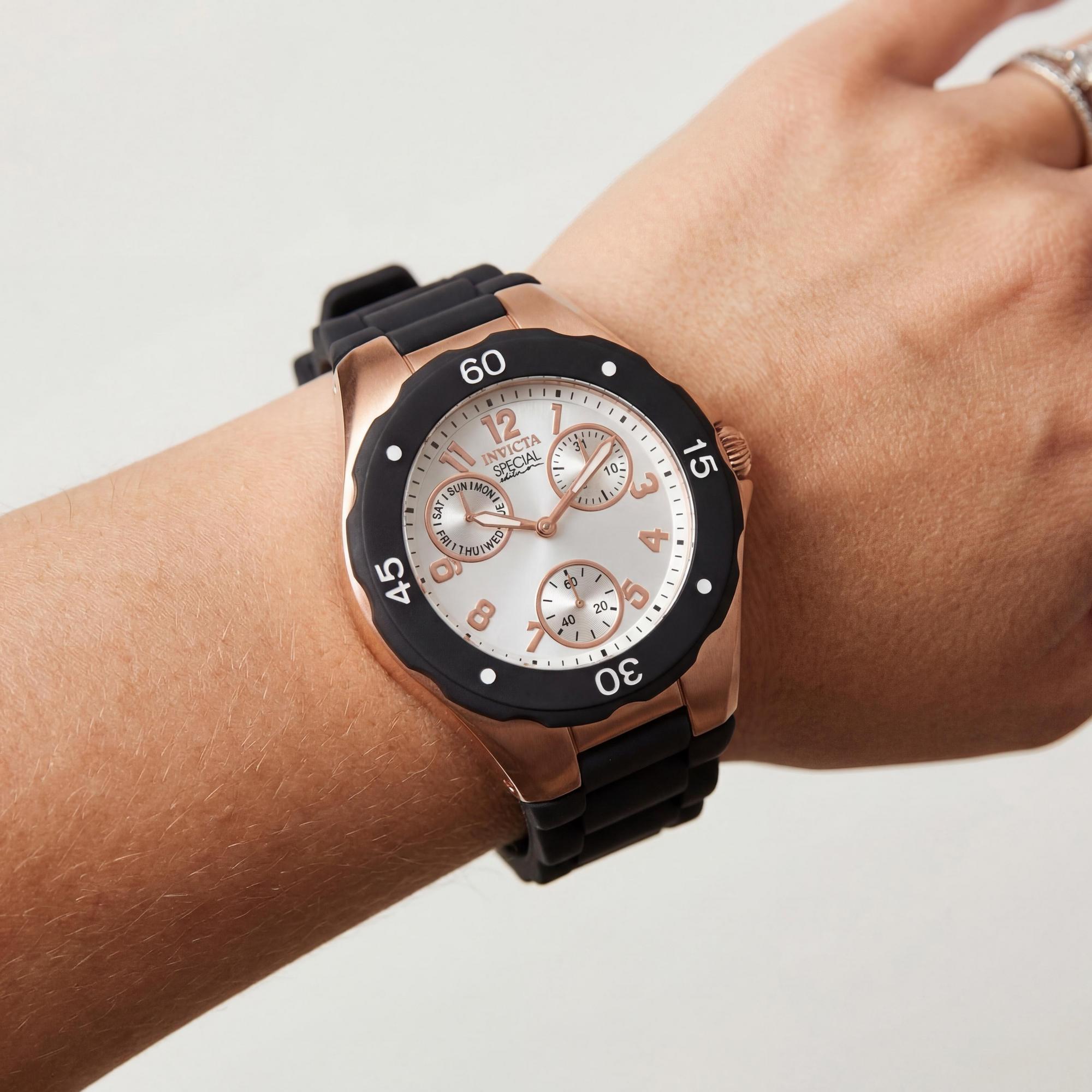 Invicta Casual Women's Chronograph Watch, Black Dial 38mm, Photo 3
