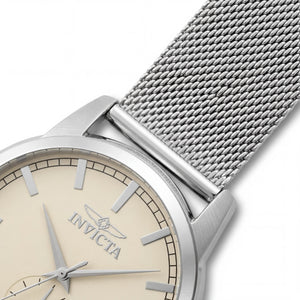 Invicta Celestial 48505 Unisex Watch — side view, Stainless Steel case 43mm