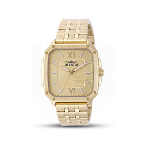 Invicta Cuadro 50358 Gold Stainless Steel Unisex Watch, 39mm