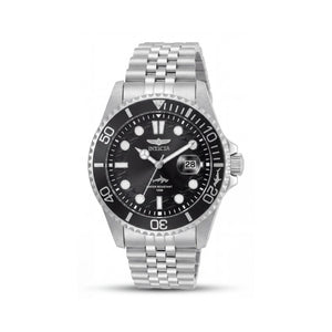 Invicta Diver 30609 Black Stainless Steel Men's Watch, 43mm