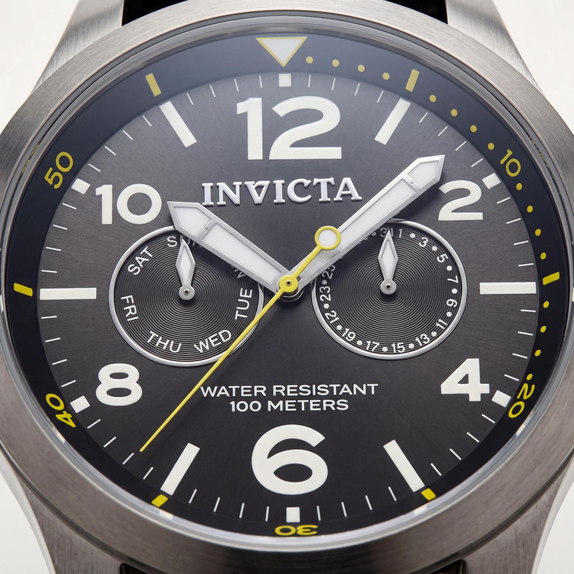 Invicta Force 14142 Unisex Watch, Grey Dial Stainless Steel 48mm, Photo 2