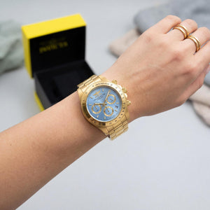 Invicta Women's Watch — side view, Stainless Steel case 39mm