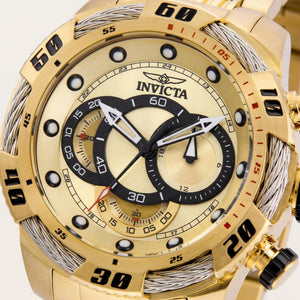 Invicta Men's Watch — front view, Quartz movement 50mm