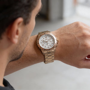 Invicta Men's Watch — side view, Stainless Steel case 45mm