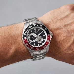 Invicta Grand Diver 47302 Unisex Watch — side view, Stainless Steel case 47mm