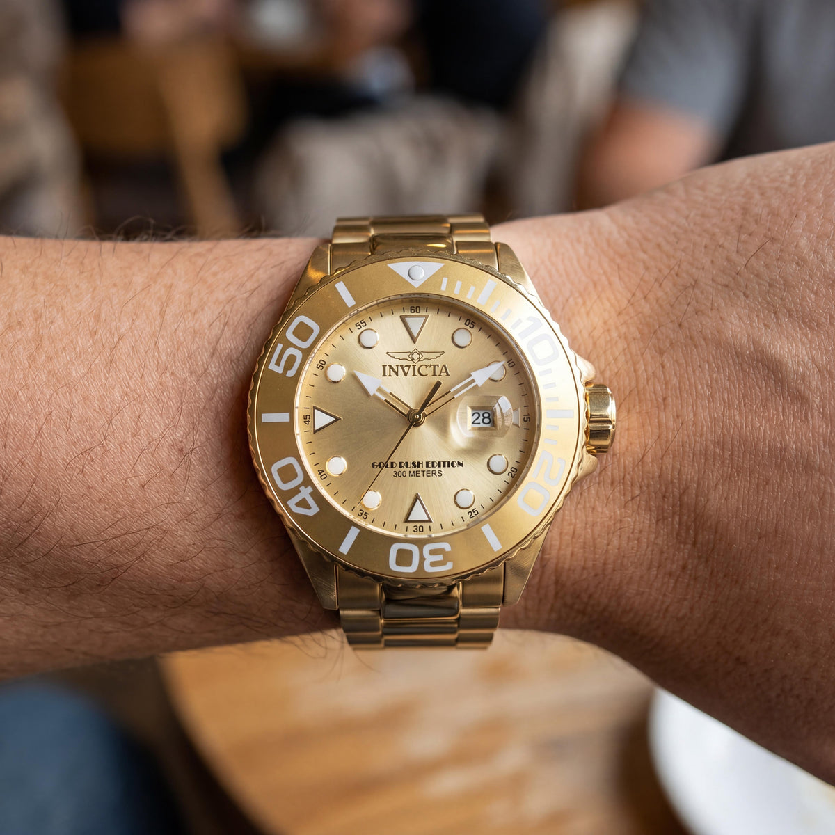Invicta Grand Diver 48613 Unisex Gold Watch, 52mm, Photo 4