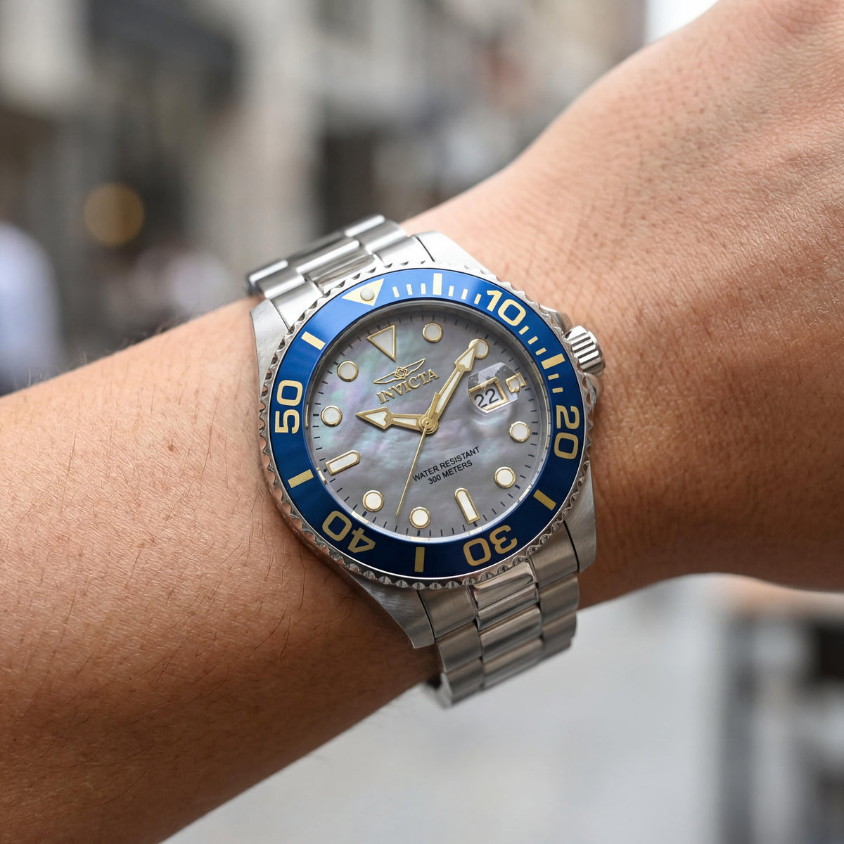 Invicta Grand Diver 49157 Unisex Blue Watch, 52mm, Photo 4