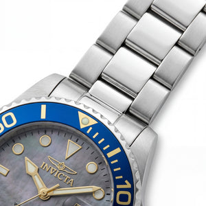 Invicta Grand Diver 49157 Unisex Watch — side view, Stainless Steel case 52mm