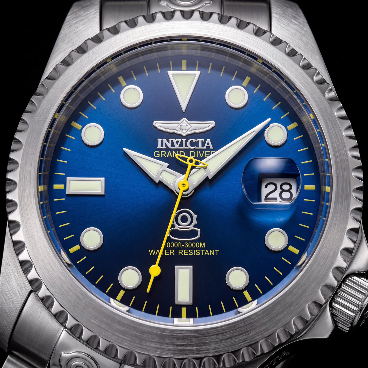 Invicta Grand Diver Men's Blue Automatic Watch, 47mm, Photo 2