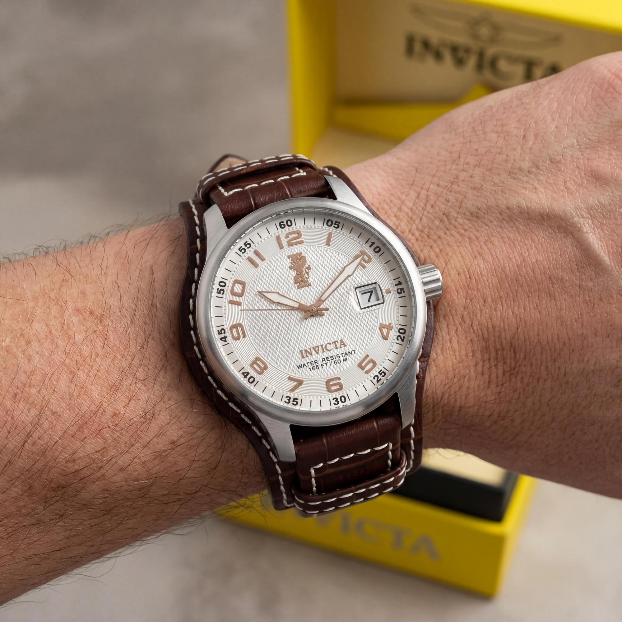 Invicta I-Force 12552 Men's Watch, Silver Dial Stainless Steel 44mm, Photo 3