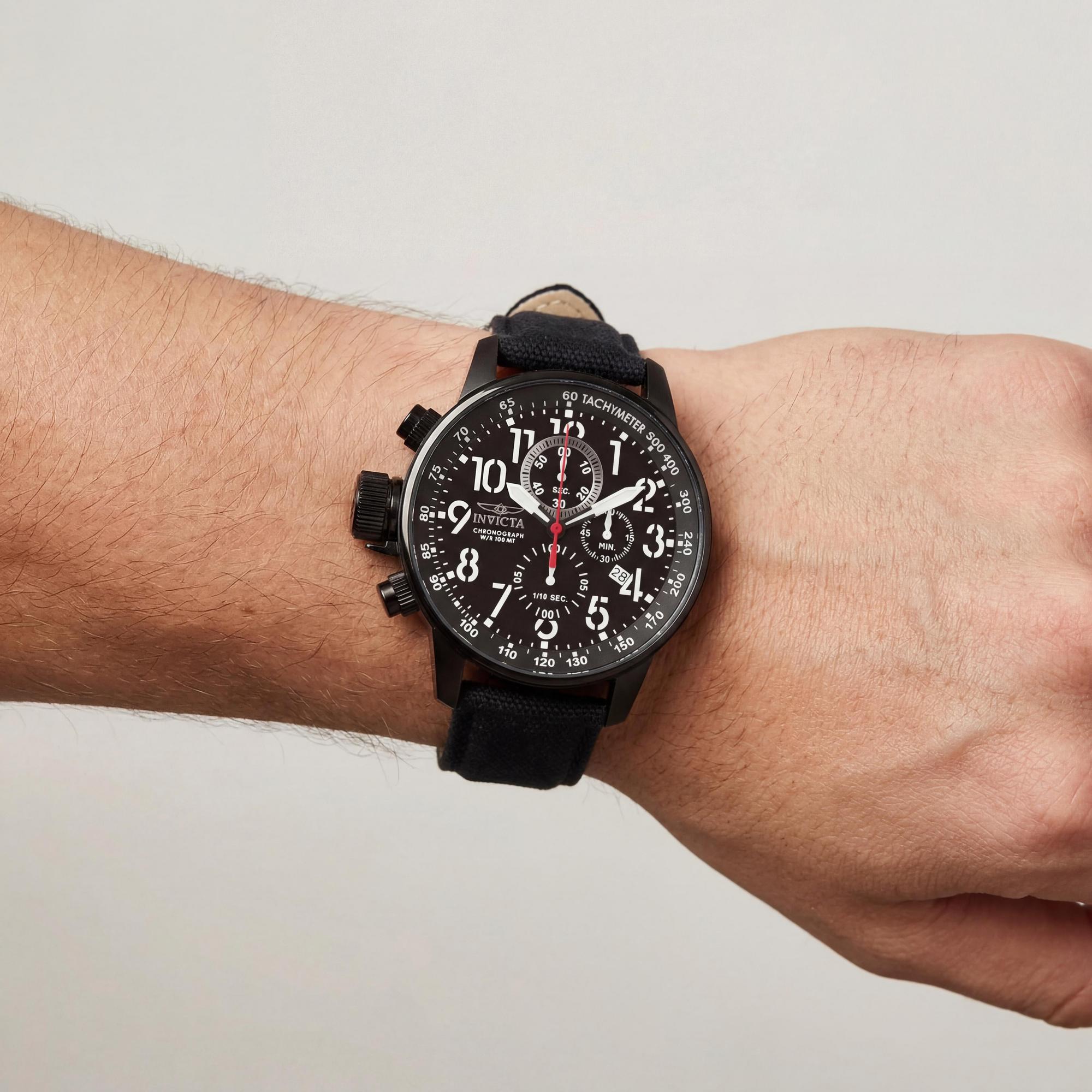 Reloj cronógrafo Invicta I-Force para hombre, esfera negra 46 mm, Photo 3