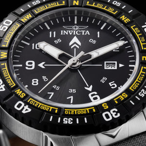 Invicta IN-49508 Unisex Watch — front view, Quartz movement 49mm