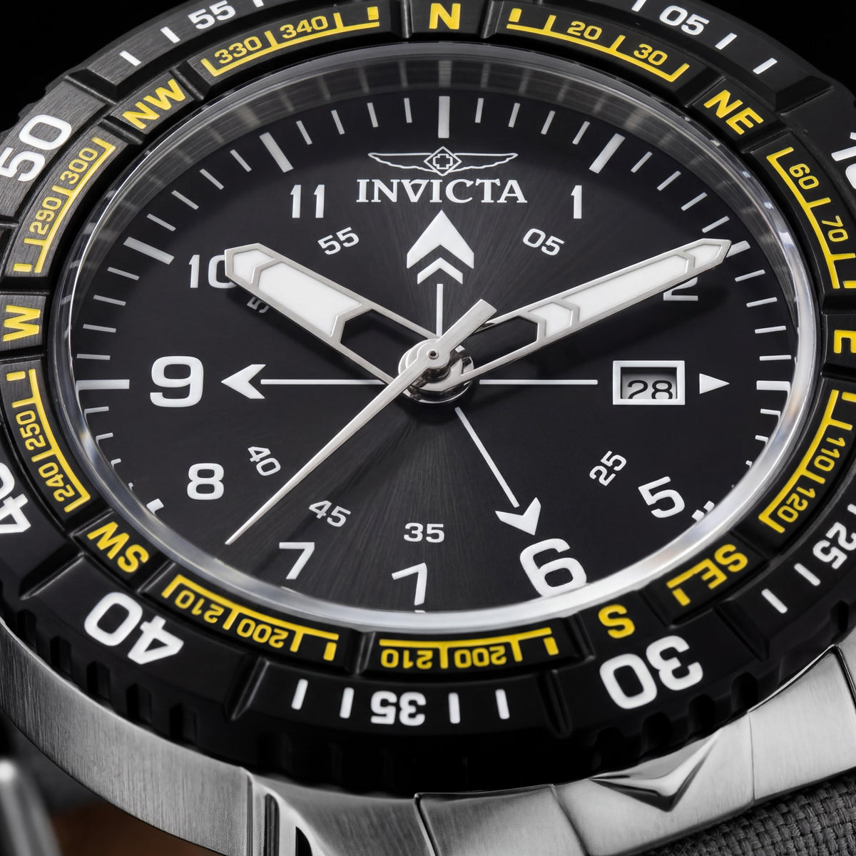 Invicta IN-49508 Unisex Black Chronograph Watch, 49mm, Photo 2