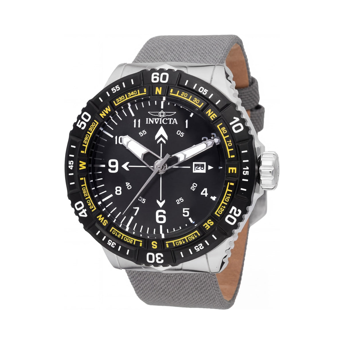 Invicta IN-49508 Unisex Black Chronograph Watch, 49mm, Photo 1